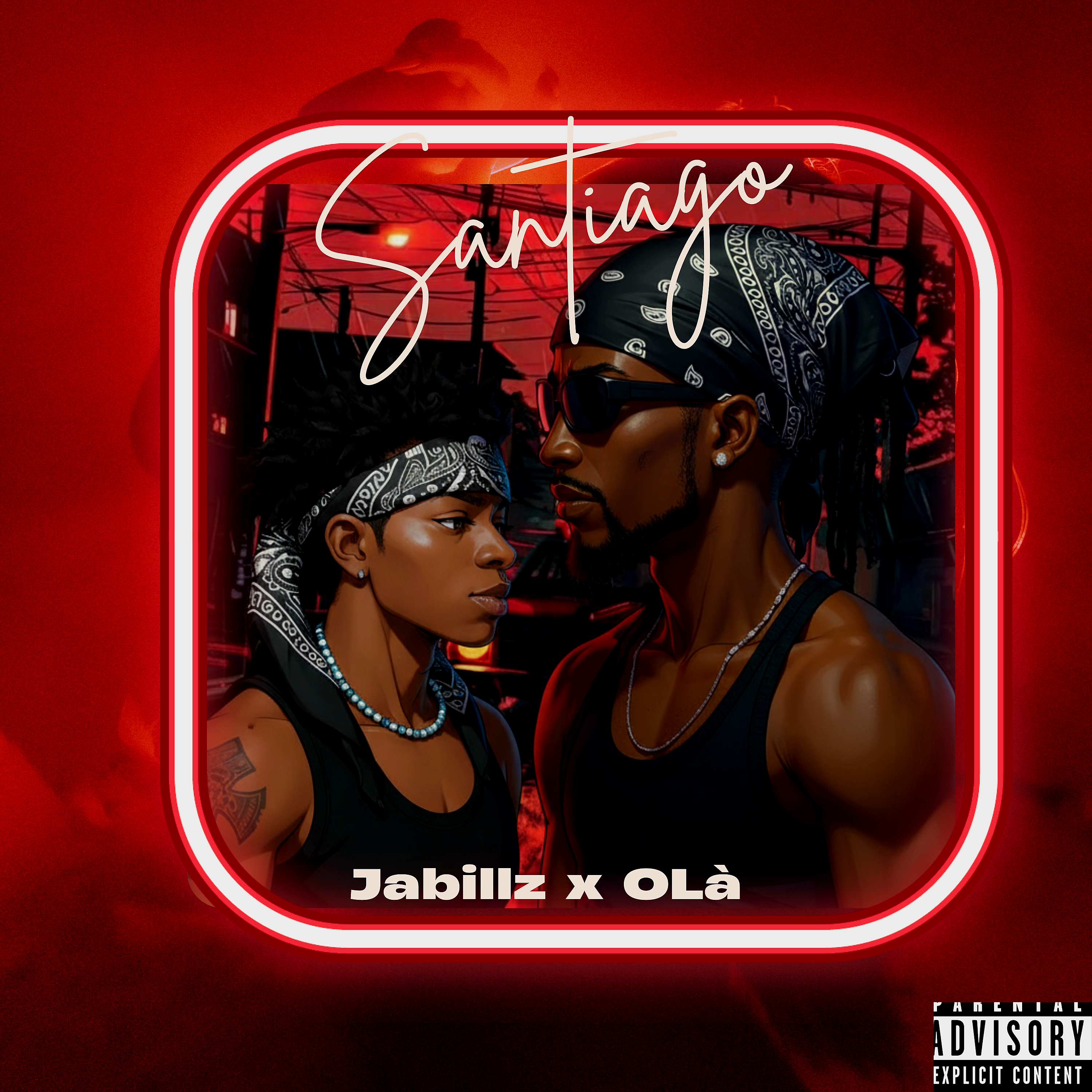 Jabillz ft O&aacute; - Santiago artwork